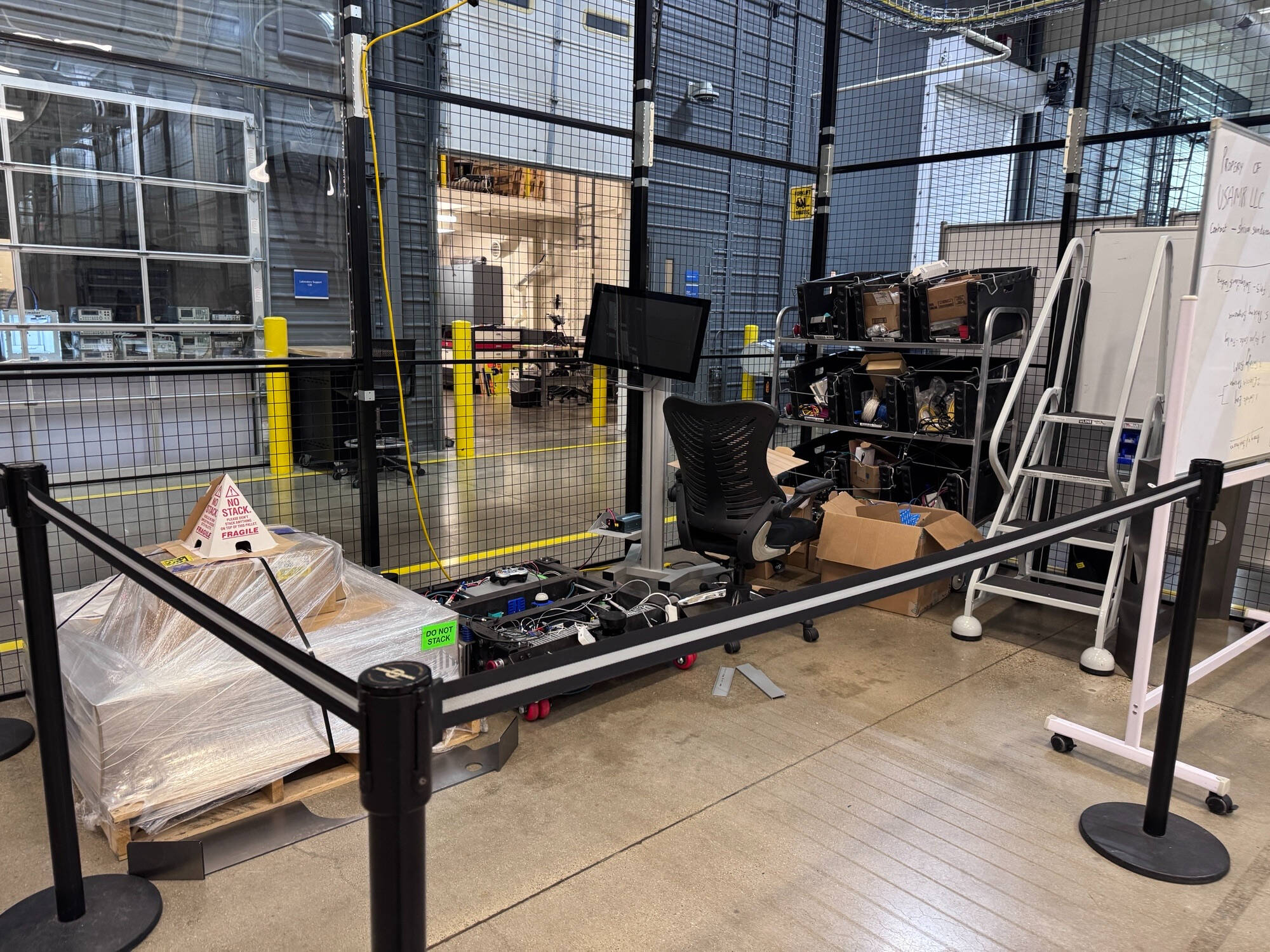 USAMR's preliminary workspace in Blue Spark.